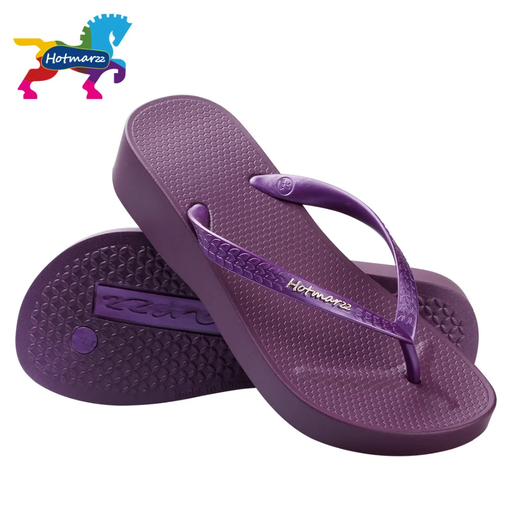 beach platform flip flops