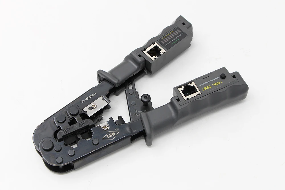 UTP/для кабеля stp контрольно-измерительный прибор автоматический щипцы RJ45/RJ12/RJ11 сетевой кабель обжимной зачистки тестирования плоскогубцы 6 P/8 P кабель инструмент для обжимки резак