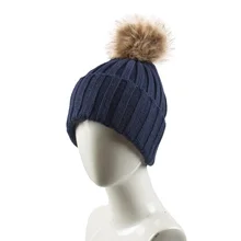 Зимние Брендовые женские мяч Кепки пом Англичане зимнюю шапку для Для женщин девушки шапка вязаные шапочки Кепки шапка толстые Для женщин skullies шапочки