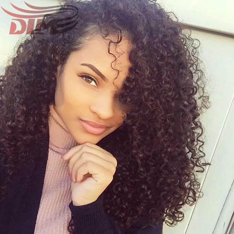 Thick Loose Curl Lace Frontal Wig Cap Sexy Deep Curly Full -9819