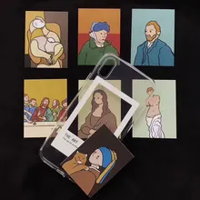 Роскошный художественный силиконовый чехол для телефона iphone X, XR, XS, Max, 6, 6 S, 7, 8 Plus, чехол, прозрачный защитный чехол из ТПУ для iphone 6, 7, 8