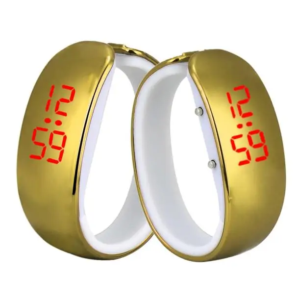 Для женщин Дамы Спорт светодиодный водонепроницаемый браслет цифровые наручные часы для женщин relogio feminino bayan kol saati