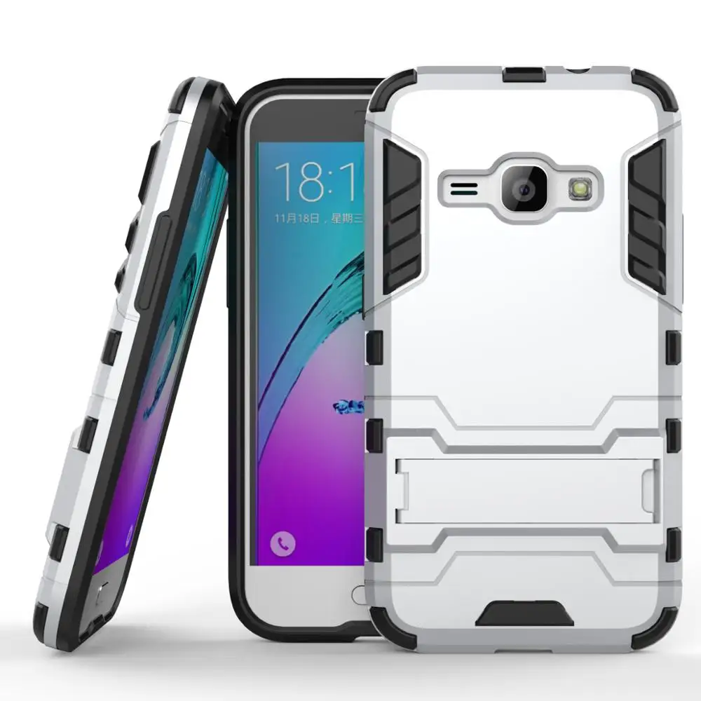 For Samsung Galaxy J1 2016 Case J120 J120F Slim Shockproof Robot Armor Hybrid Silicone Hard Phone Cover for |