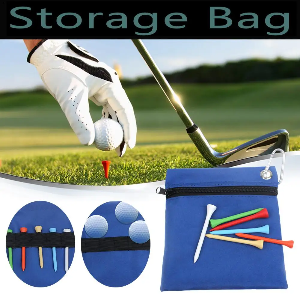 2018 جديد 16*14 سنتيمتر النايلون سستة الغولف تي شيرت حقيبة الجولف وملحقاتها الغولف اكسسوارات