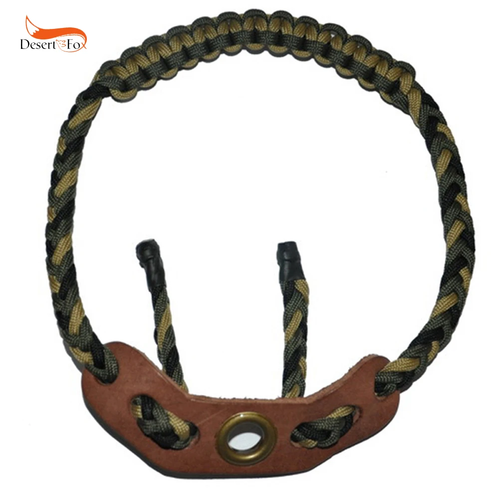 6 اللون مجمع القوس المعصم الحبال النايلون Paracord الأساور القوس حبل ل القوس السهم المعدات Archey الصيد الرماية
