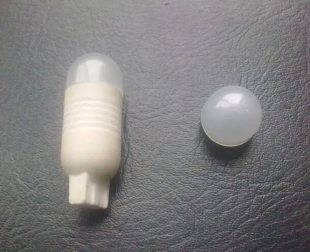 

CZIL-23 LED Spherical lampshade, G9 Lampshade, Size: 23X20mm, Thickness: 2mm, Milk Color , Clean surface, PC Materials