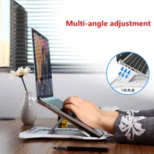 Cooskin DA-006 Laptop suporte de Mesa cervical escritório elevador computador Portátil prateleira Aumentou pad base Do suporte Do Radiador
