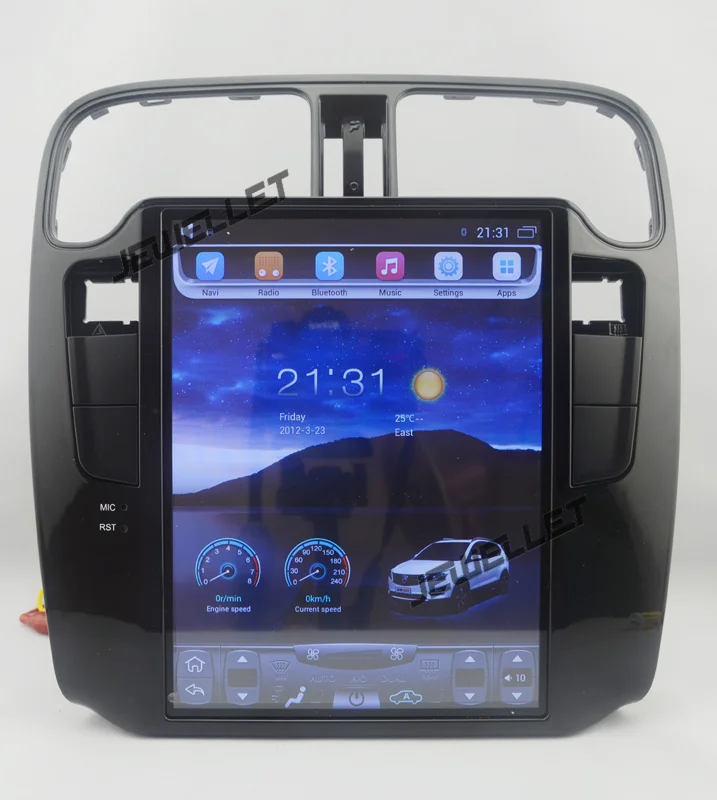 

10.4" tesla style vertical screen android 6.0 Quad core Car stereo multimedia video player for VW Polo 2010-2016