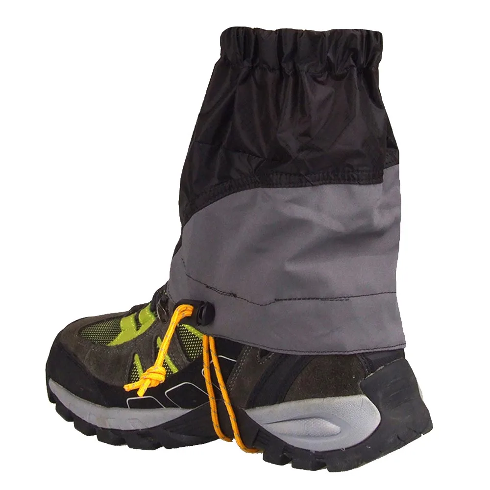 Snow Leg Gaiters Outdoor Silicon Coated Nylon Waterproof Ultralight Gaiters Leg Protection Guard Hiking Climbing Trekking