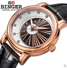 New Top Sale Binger Women Sports Watch Lovely Korean Watches Woman Quartz Relogio Masculino Analog Digital 12 month Guarantee