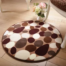 Круглая флисовая ковровая подушка для занятий йогой стул корзина спальня прикроватная компьютерная мойка Противоскользящий Коврик Гостиная Коврик в прихожую