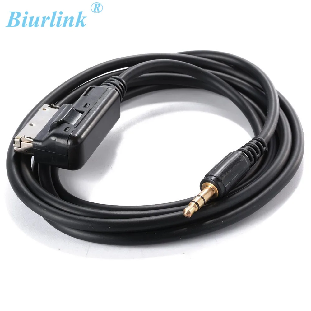 

Biurlink Car Music Interface MMI MDI AMI Adapter to 3.5mm Jack Aux MP3 Cable For VW Audi Q7 Q5 A8 A6 A5 A4