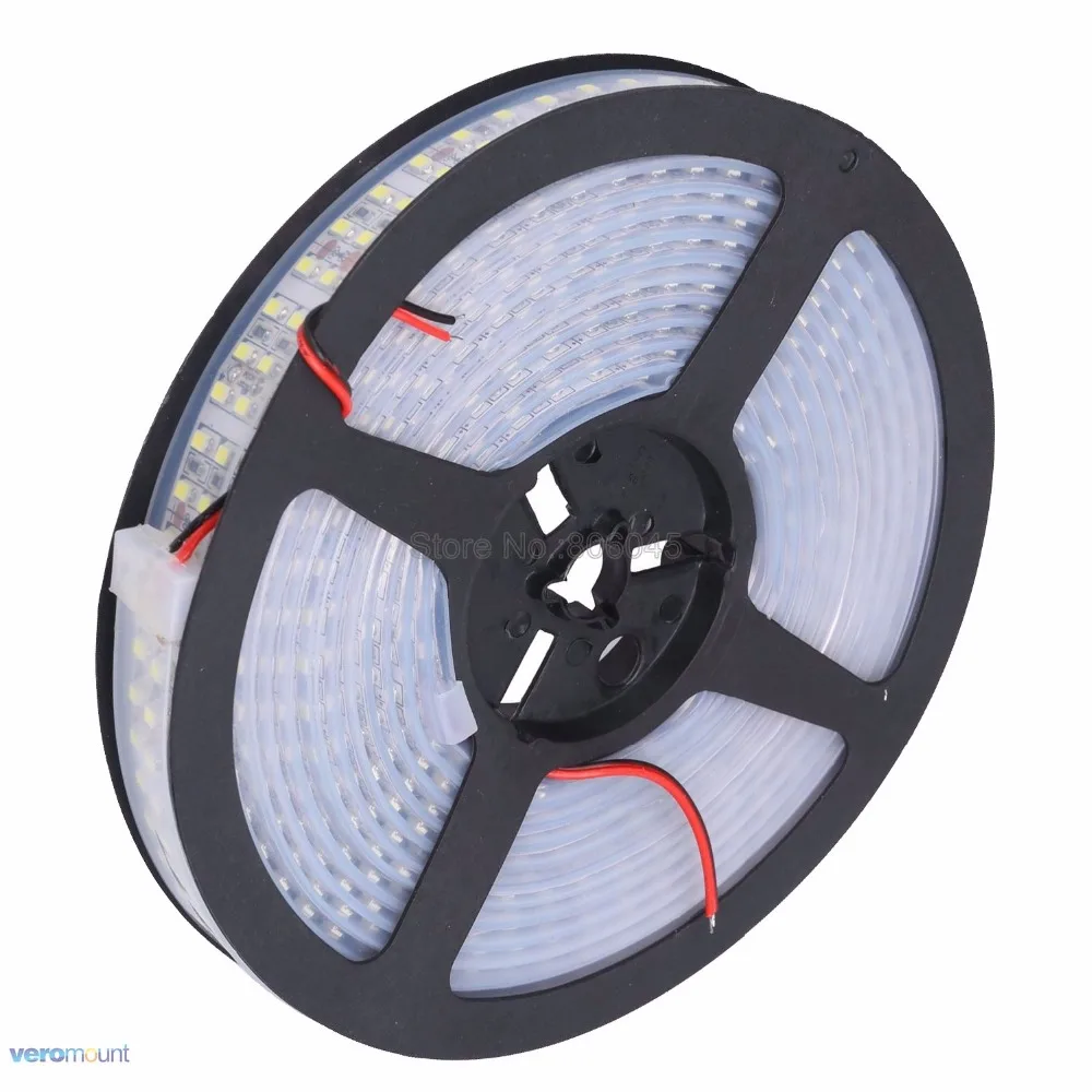 

Double Row 2835 LED Strip 1200 LEDs White /Warm white IP20 / IP67 Waterproof 240 leds/m 3528 SMD Flexible Stripe DC12V Ribbon