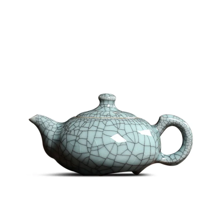 Teapot ceramic Kung Fu teapot single pot Geyao ice crack tea tea pot