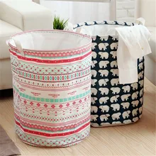 Хлопок шнурок прачечная коробка складная Одежда игрушки держатель Контейнер Органайзер Домашний для хранения аксессуары поставки