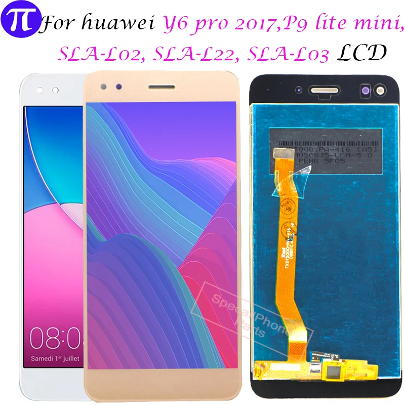 Новинка для Huawei Y6 Pro 2017 дюймов Женский ЖК-дисплей с сенсорным экраном дигитайзер в