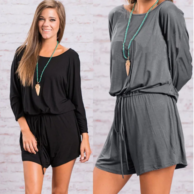 

Europe and The United States Foreign Trade Women's New Explosion Models Loose Long-sleeved Jumpsuit Pants Women
