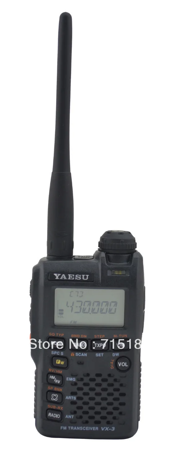 Yaesu VX-3R радио ультра-компактный Двухдиапазонный портативный fm-приемопередатчик/двухстороннее радио/Yaesu, рация interphone