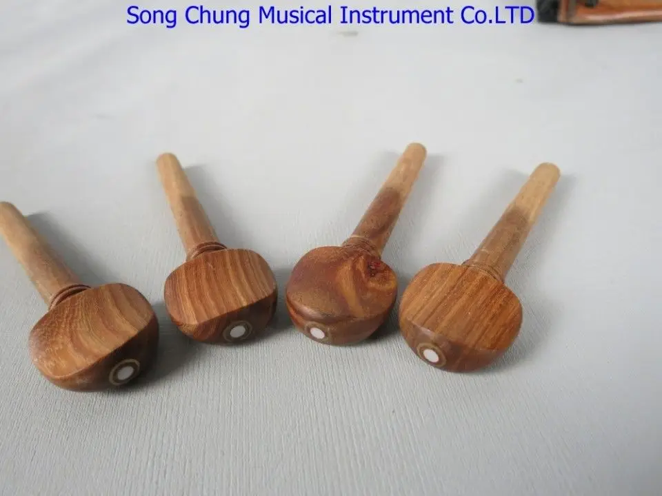 4/4 Violin Fittings 20pcs Natural Rosewood Pegs,fine Workmanship,violin