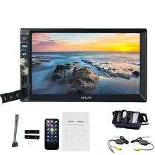 2 Din In Dash Head Unit Deck LCD Car video Player Stereo Car Electronics Radio Bluetooth Autoradio SD USB Steering Wheel Control
