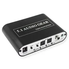 5 1 font b Audio b font Decoder Converter Digital to Analog Decoder Spdif Coaxial USB