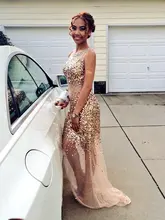 2017 sexy luxuriöse bling funkeln abend dress prom dress für schwarze mädchen meerjungfrau trompete wulstige kristalle hoch split party dress
