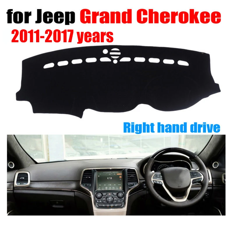 Коврик для приборной панели автомобиля jeep grand cherokee 2011-2017 коврик с правым приводом