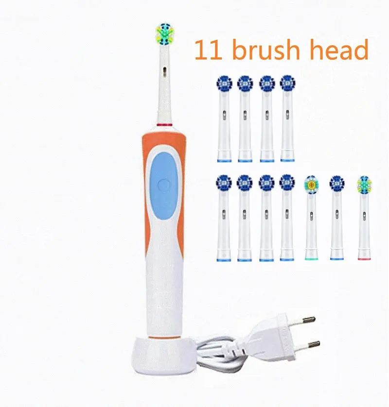 Высококачественная звуковая перезаряжаемая электрическая зубная щетка, ультра звуковая зубная щетка для детей, взрослых, зубная щетка, водонепроницаемая - Цвет: D12