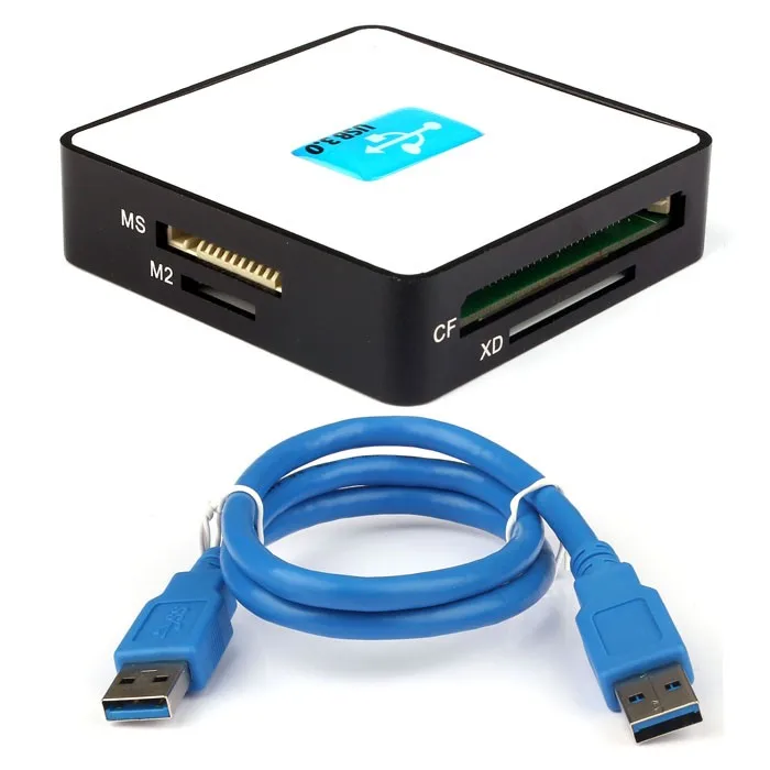 2018 высокое Скорость USB3.0 все в 1 SD TF CF XD M2 MS флэш устройство чтения карт памяти для