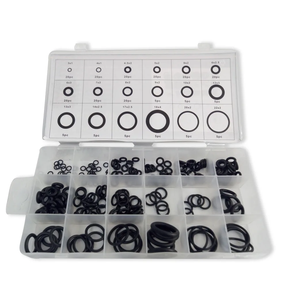 AC9000 Acecare Rubber O-Ring Washer Seals Watertightness Assortment Different Size For Paintball PCP With Plactic Box Kit Set kidde smoke and carbon monoxide detector