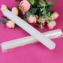 Белый 23 см антипригарная скользящая скалка для помадки помадка торт тесто ролик украшения трафарет для выпечки ремесла выпечка инструмент