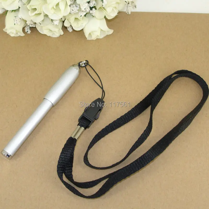 Mini Ballpoint Pen with String for Neck Hanging Pens Pocket Size Writing Instrument for