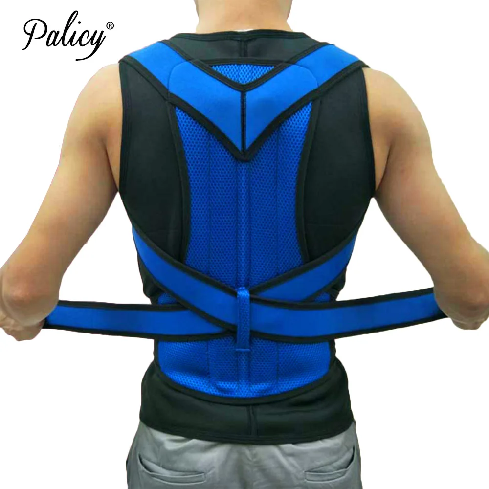 Palicy Back Posture Corrector Shoulder Lumbar Brace Spine Support Belt