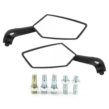 

2 pcs / Set Motorcycle Black L-bar & R-Bar Retro Side Rearview Mirror accesorios para moto retroviseur New arrives