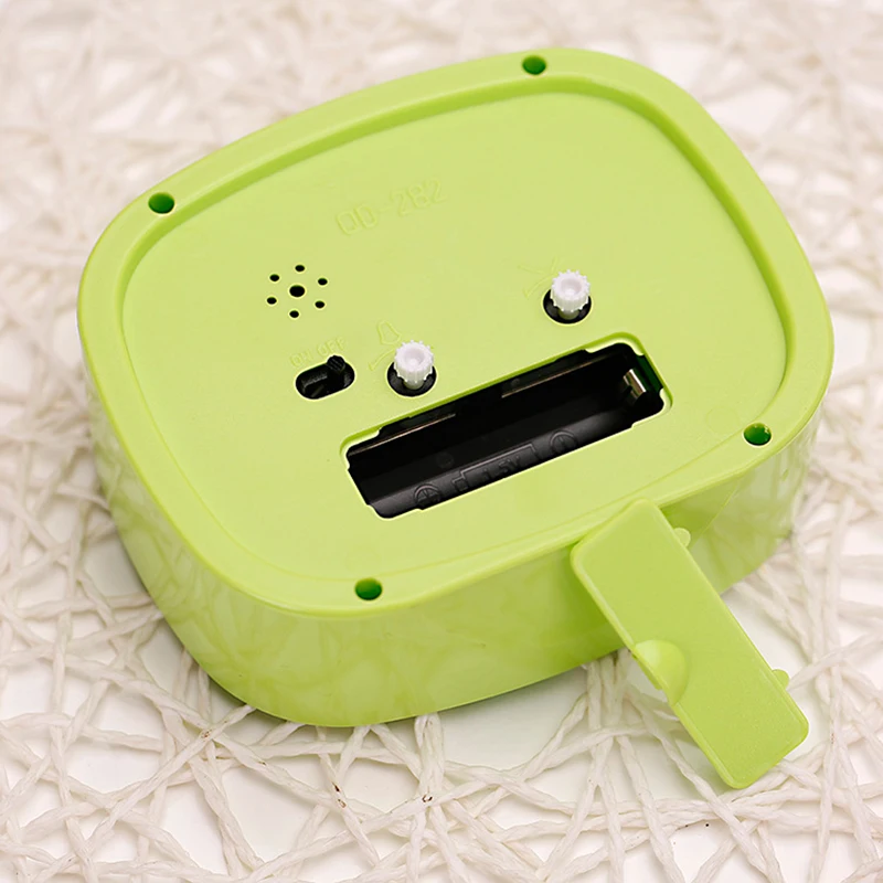 EZ Cute Silent Candy Color Alarm Clock Home Desk Table Snooze Analog Clock AS