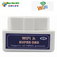Super Mini Wifi ELM327 ElM 327 Wifi V1.5 OBD 2 II Car Diagnostic Tool OBD2 Scanner Interface Support Android & IOS System