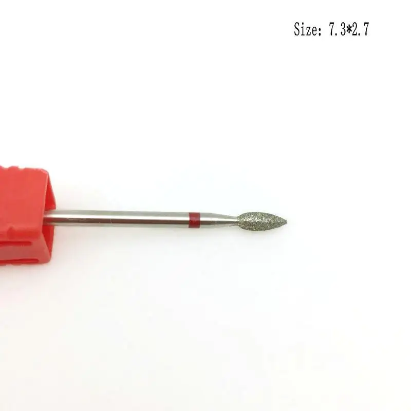

1PC Diamond Burr Electric Nail Drill Bit Manicure Machine Accessory Nail Rotary Art Tool Milling Cutter Bits