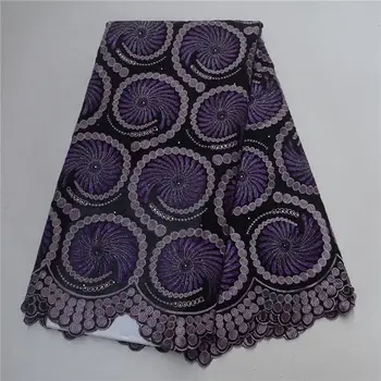 

New Arrival African Cotton Swiss Voile Lace Fabric 2018 High Quality African Swiss Voile Lace In Switzerland For Sewing-L5