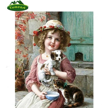 

Beauty Life DIY 5D Diamond Embroidery Human Lovely Girl Full Square Diamond Cross Stitch Oil Painting Rhinestones Mosiac Icons