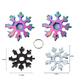18-в-1 набор мультиинструмент наружная карта Комбинации компактный Портативный Outdoor Products Снежинка инструментальная карта