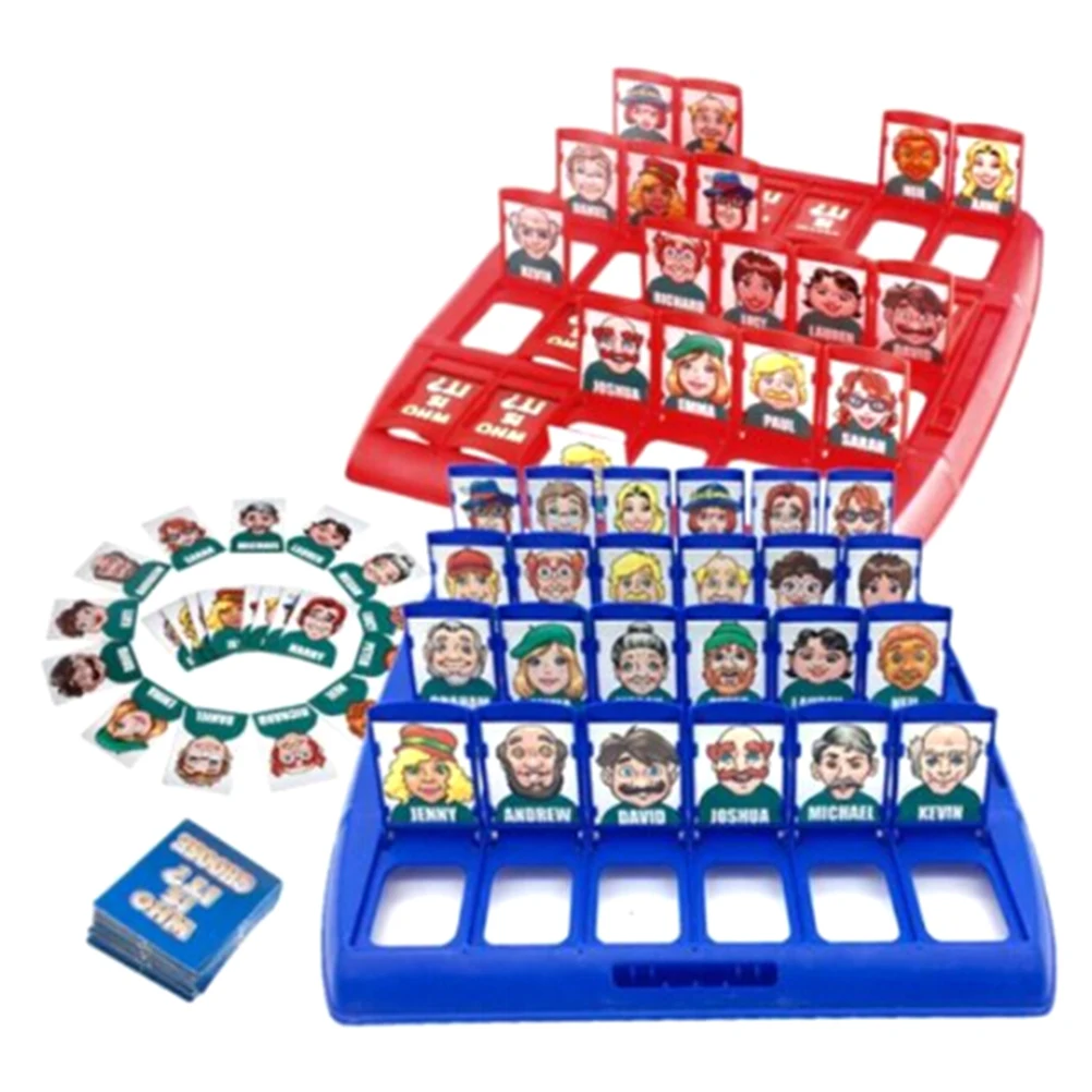 

Who Is It? Board game Baby Birthday Gift Desktop Funny Game Memory Training Family Parent-Child Interactive Educational Guessing