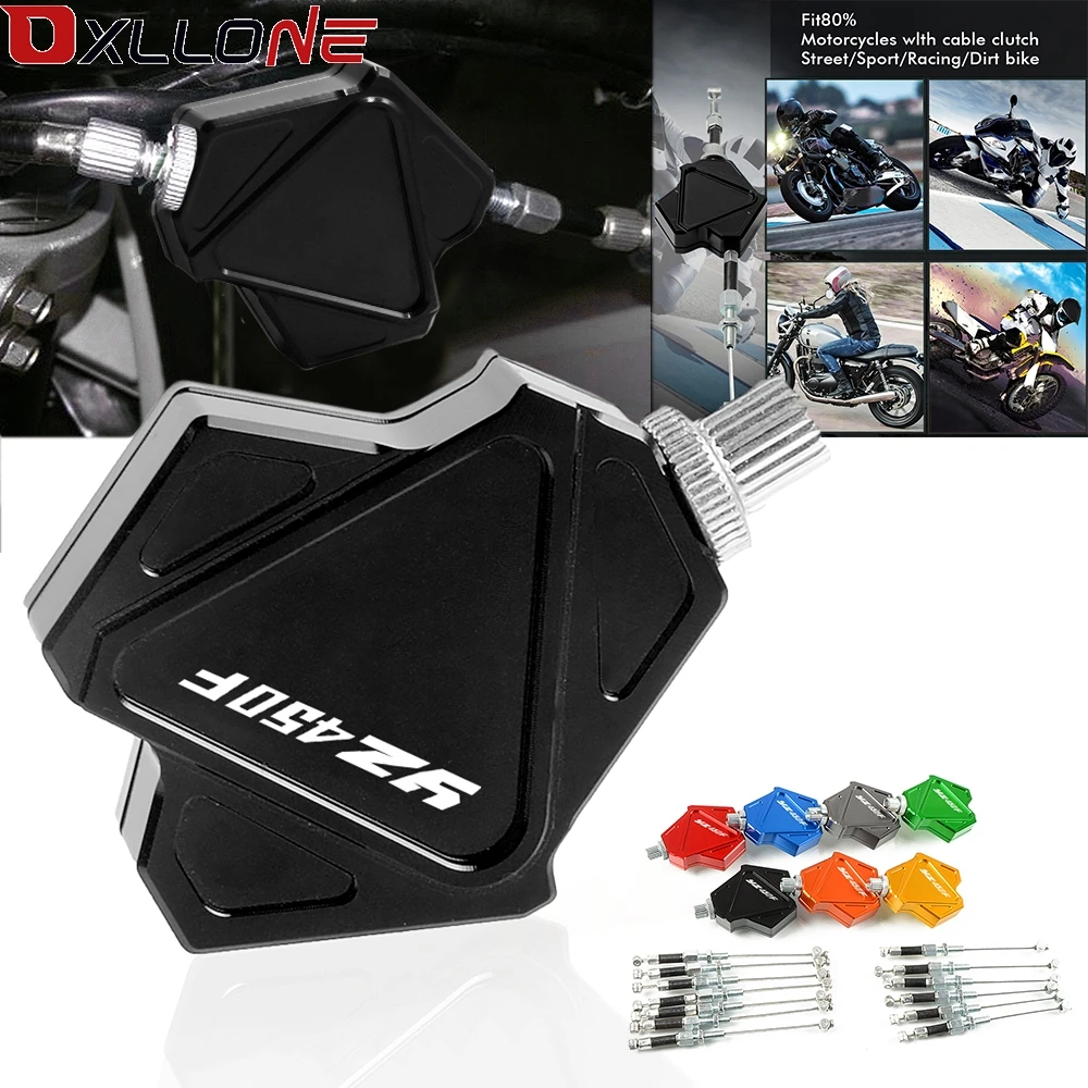 

Motorcycle Accessories Stunt Clutch Lever Moto Easy Pull Cable System For Yamaha YZ450F YZ 450F 2001 2002 2003 2004 2005-2019