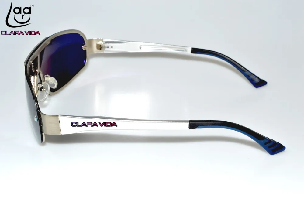 Real = Clara Vida = космический корабль с обратным покрытием крутые мужские поляризованные солнцезащитные очки TAC усиленный для поляризованных УФ-очков