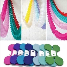 3,6 м четырехлистная бумага в виде клевера, гирлянды-поделки с флагом, принадлежности для детской вечеринки, свадьбы, украшения для дома