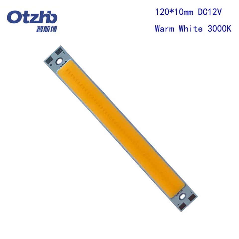 2 шт DC 12V 5W светодиодные cob полосы света красный зеленый теплый белый, холодный белый излучающий диод лампы cob цвета для автомобильных ламп