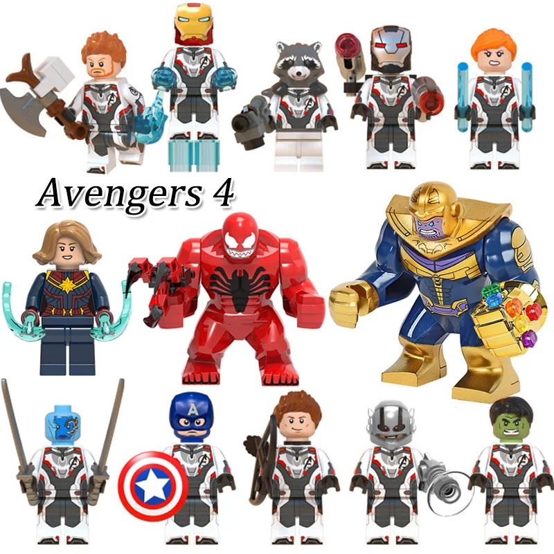 

Avengers 4 Endgame Thanos Building Block Legoing Captain Marvel Iron Man Venom Thor Figured Blocks Children Toys Dropshipping