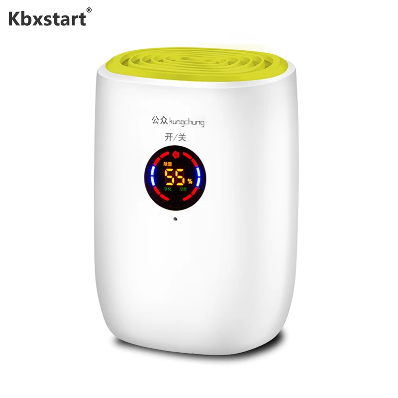 

Kbxstart 800ML Electric Intelligent Air Dehumidifier for Home Portable Moisture Absorbing Air Dryer with LED Air Dryer Machine