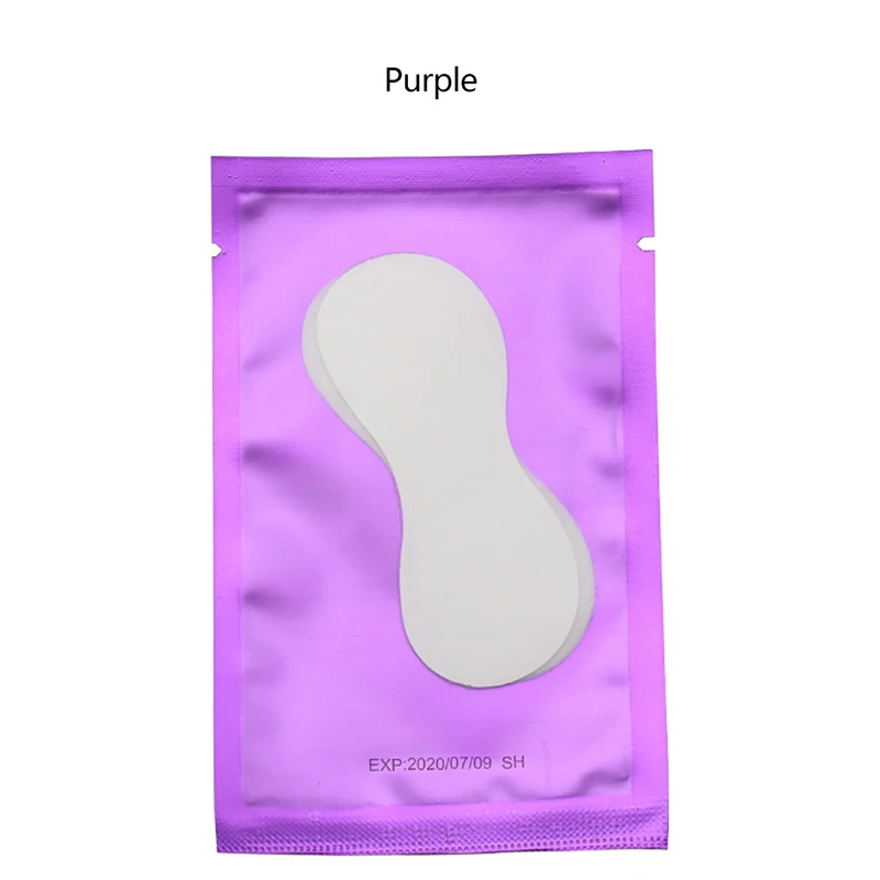 Purple Модный стиль 10 пар бумажных патчей ресниц под накладки для глаз ресницы наращивание ресниц бумажные патчи наклейка для глаз для женщин - Цвет: Purple