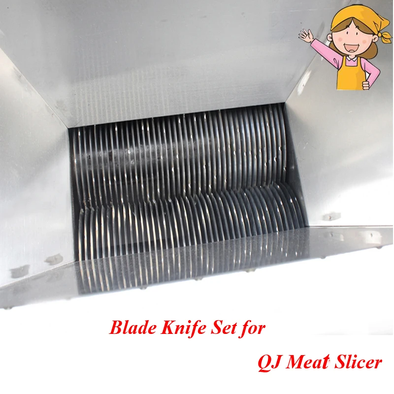 

Popular Meat Cutter Blade Knife for Food Processor 2-35mm Blade Knife Cutting Machine QJ Meat Grinder Blade Mincers Cutter Part