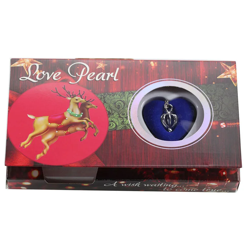 

Trendy Hot 2017 New Style Christmas Gifts Love Pearls Mysterious Natural Pearls Necklace Pendants 1pc Deer Wish Pearls ABH730